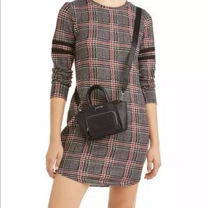 Kendall and Kylie black glitter mini crossbody